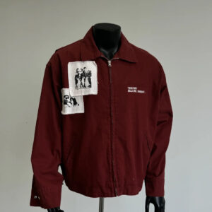 appliqué denim jacket